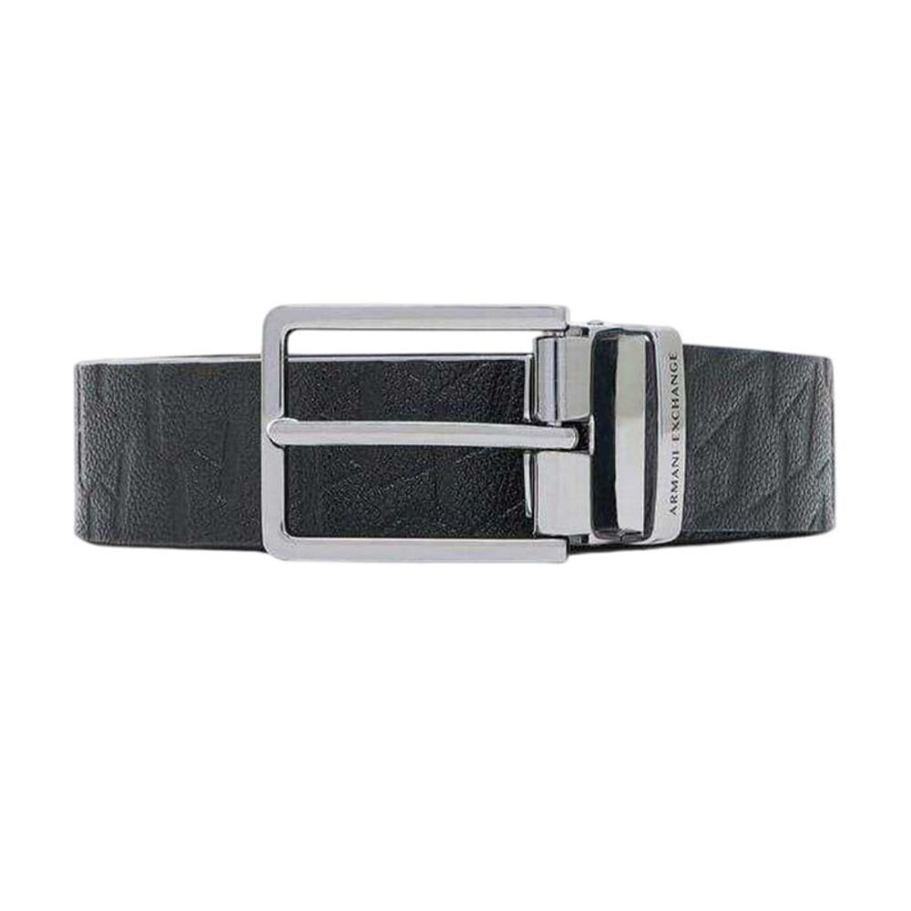 Armani Exchange Leather Belt / Black
